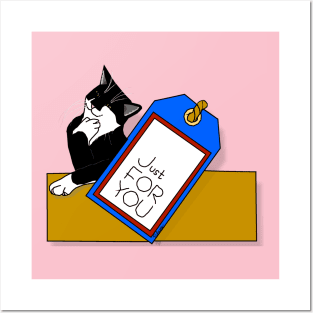 Cat in a box  Copyright TeAnne Posters and Art